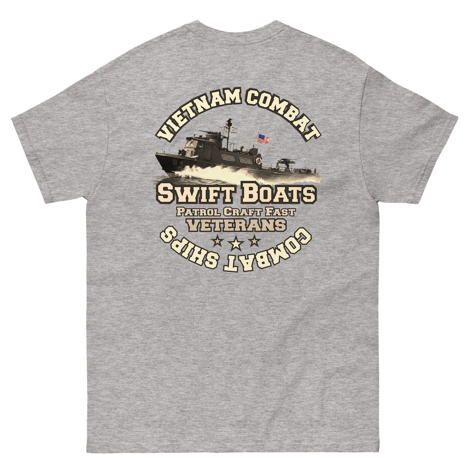 Swift Boats t-shirt, Vietnam combat t-shirt, PCF tee,Swift Boats Vietnam Veterans T-shirt, Comancha Graphics,