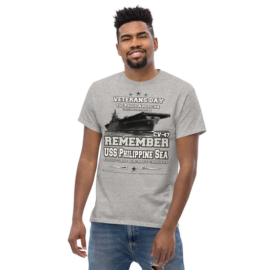 USS PHILIPPINE SEA CV-47 Aircraft Veterans Veterans Classic T-Shirt, Comancha T-shirts