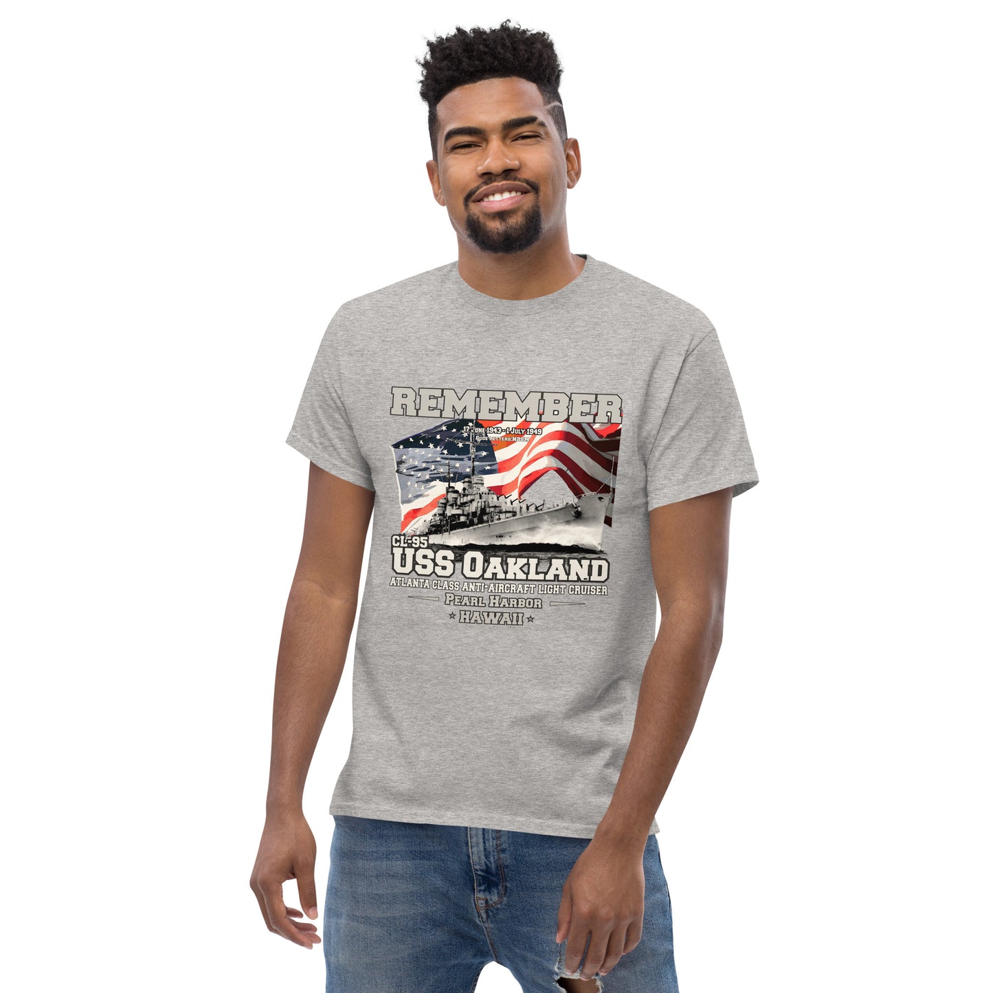 USS OAKLAND CL-95 Light Cruiser Veterans T-shirt, Comancha t-shirts,