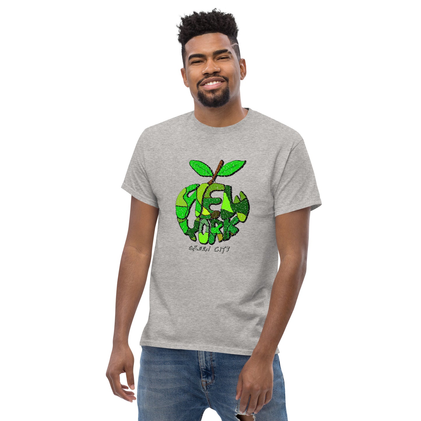 New York City Tee / NYC Green City T-shirt,