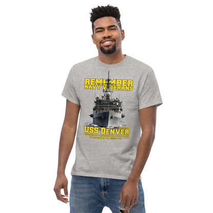 USS DENVER LPD-9 Navy Veterans t-shirt