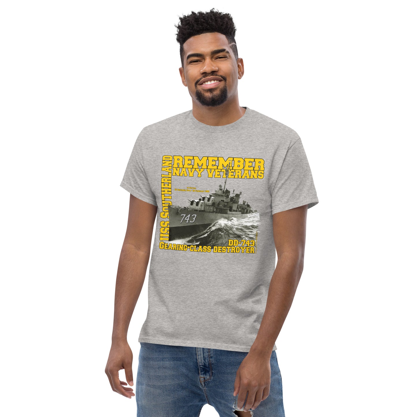 USS Southerland DD-743 Destroyer T-shirt