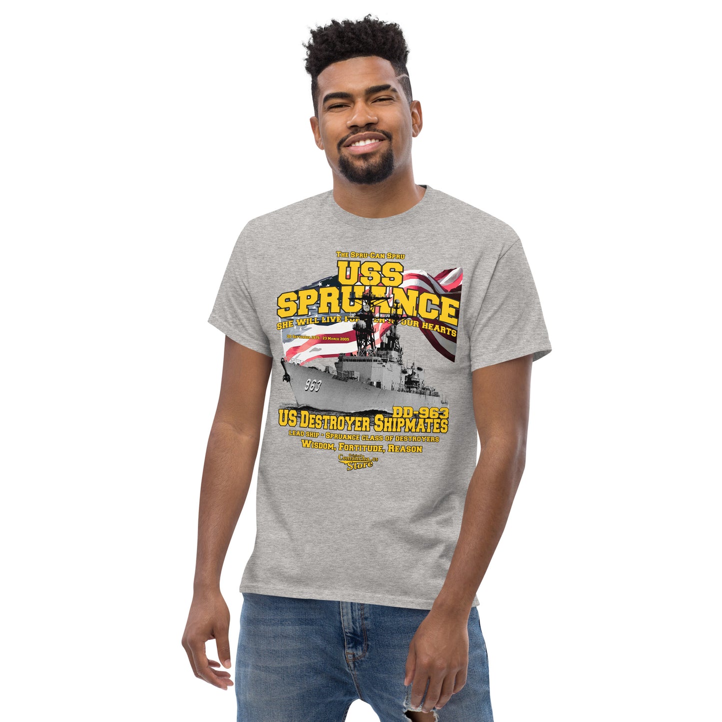 USS Spruance DD-963 tee,