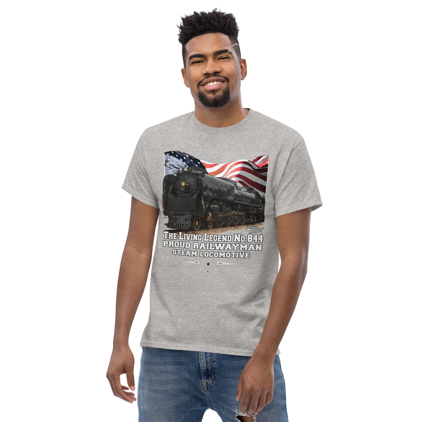 UP 844 Locomotive Enthusiast t-shirt,