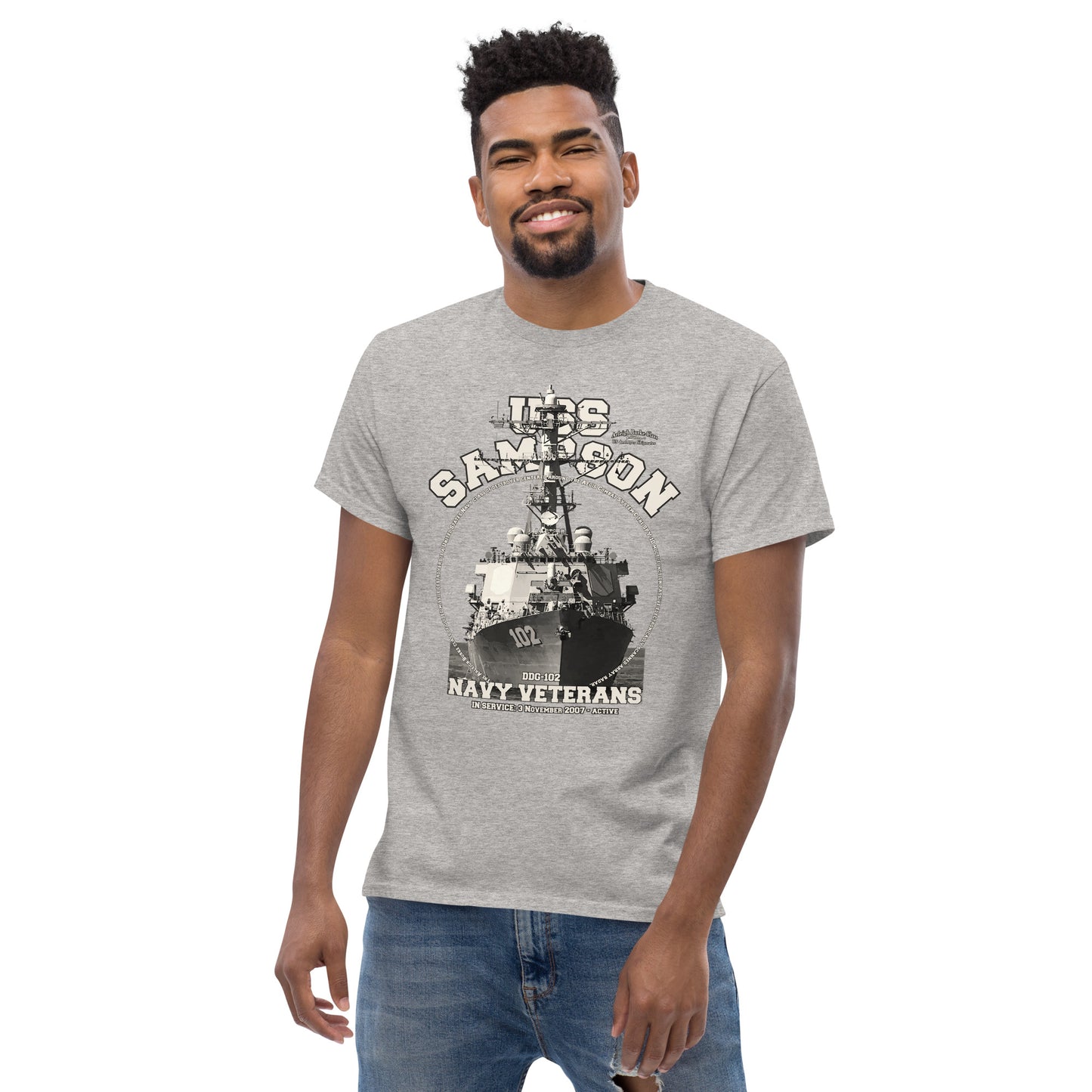 USS Sampson DDG-102 t-shirt