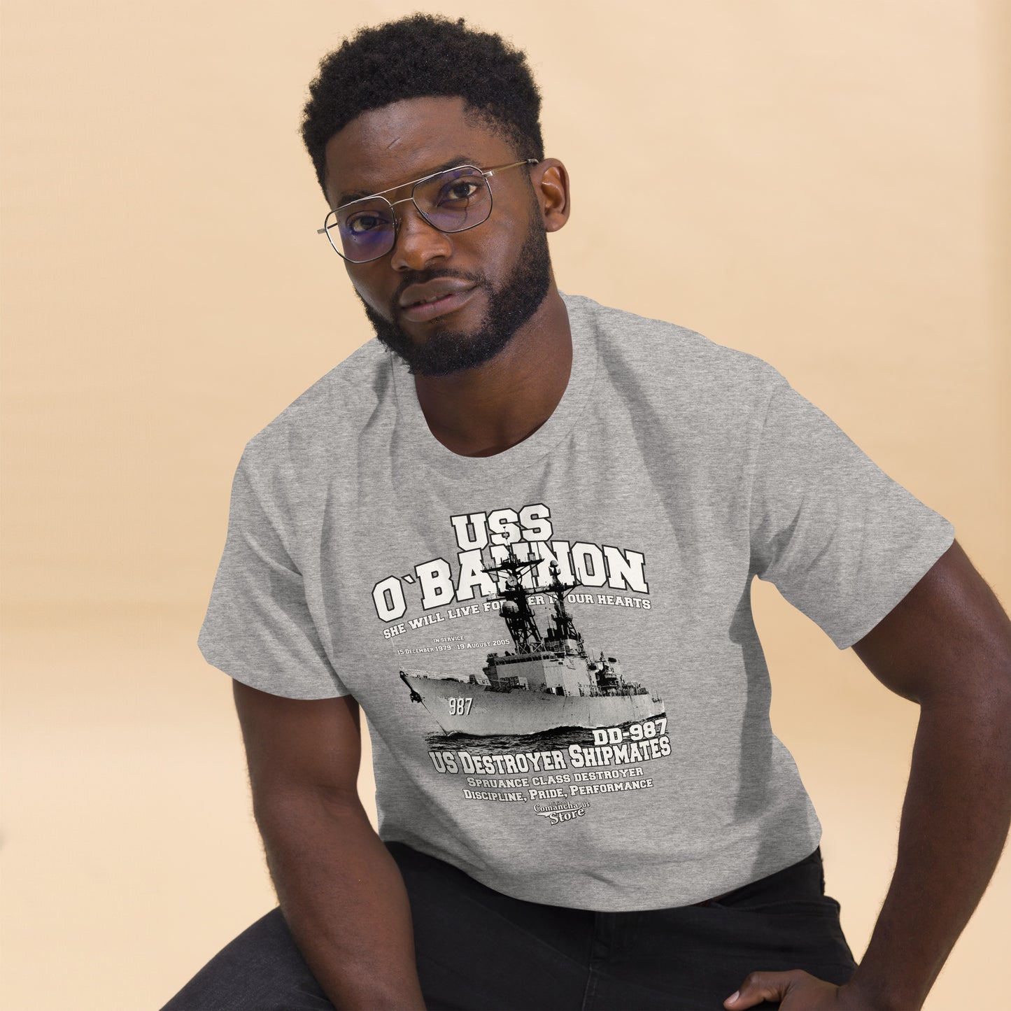 USS O'Bannon DD-987 t-shirt