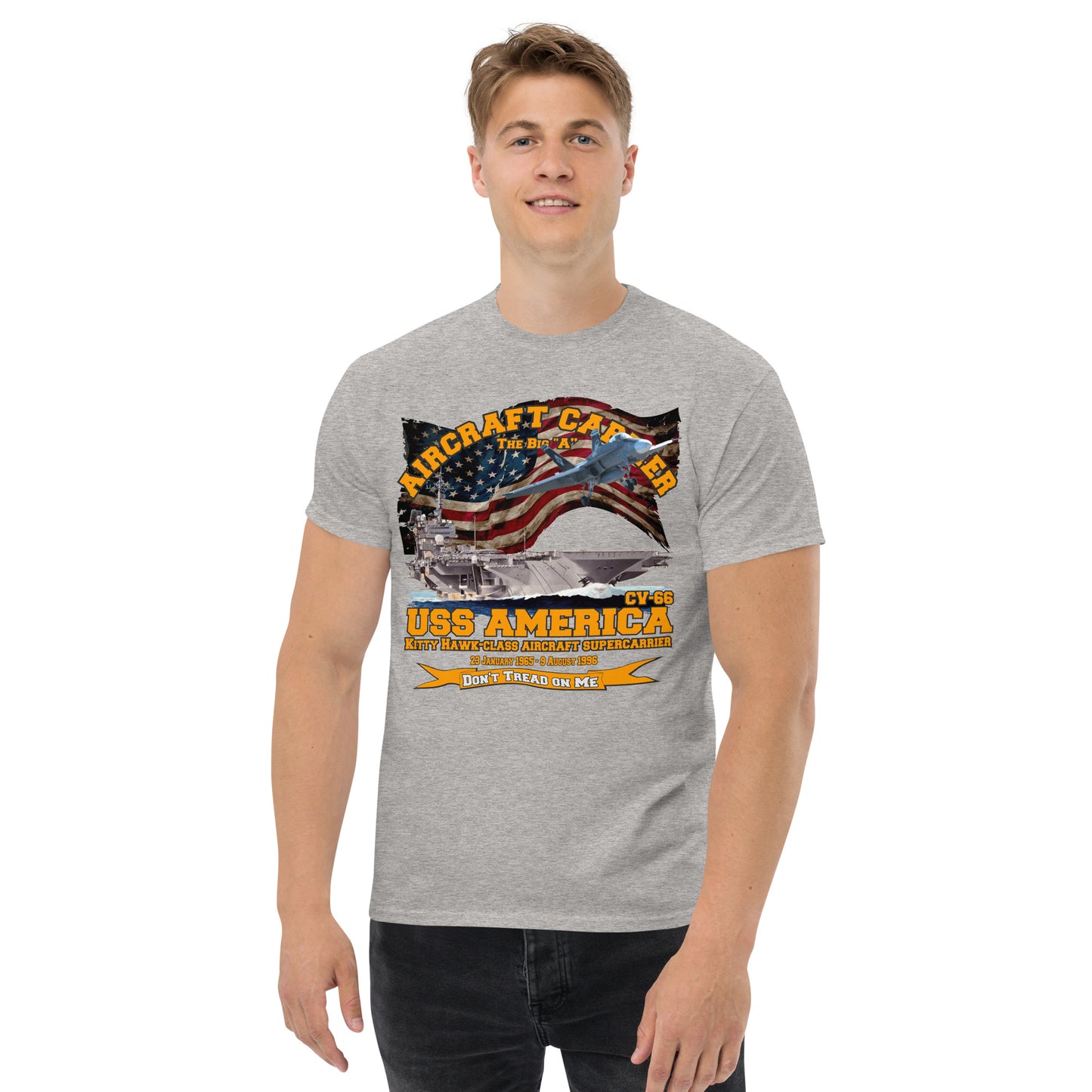 USS America CV-66 Aircraft Carrier t-shirt