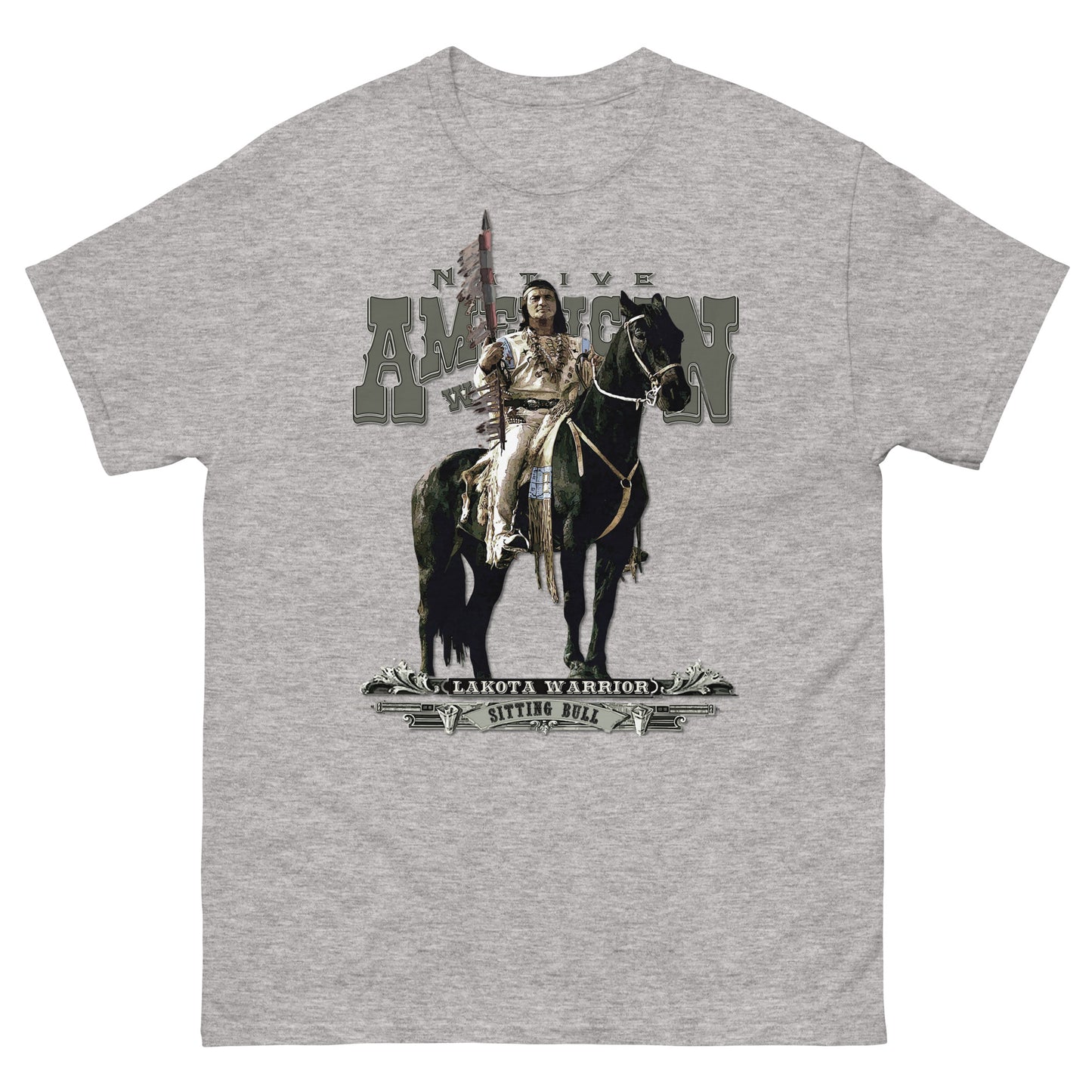 Sitting Bull Lakota Warrior t-shirt