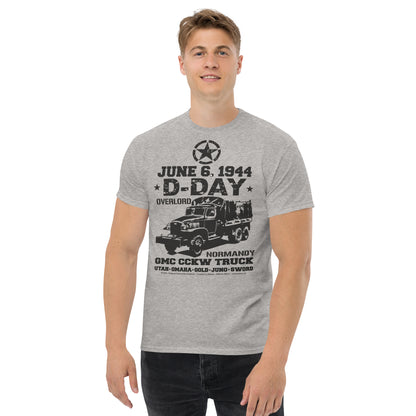 D-Day t-shirt, GMC CCKW Truck, Comancha truck.