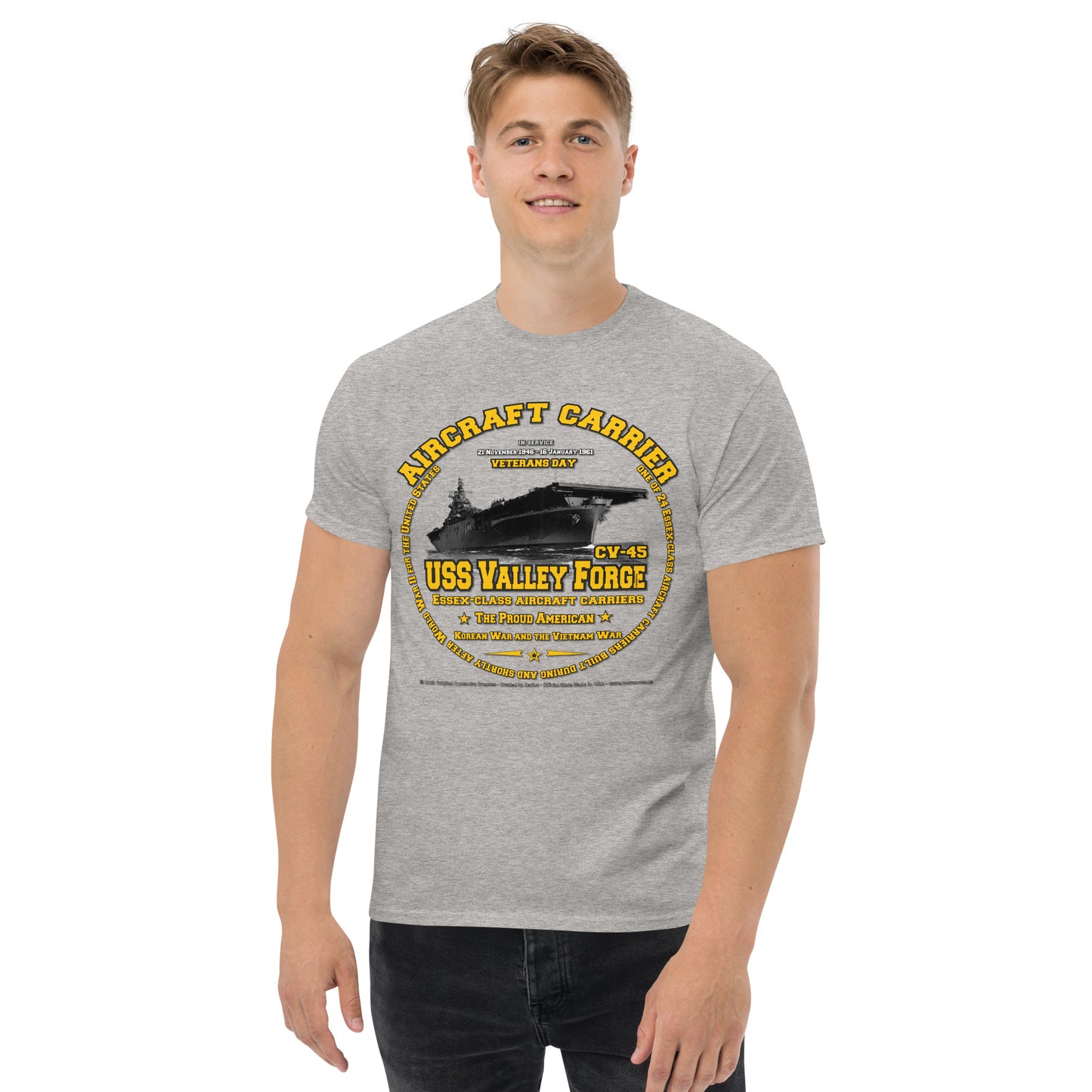 USS VALLEY FORGE CV-45 Aircraft Carrier T-shirt