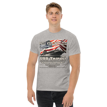 USS TRIPOLI LHA-17 Amphibious Assault Ship T-Shirt, Comancha Tee,