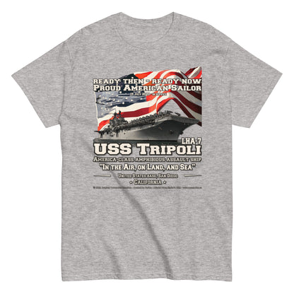 USS TRIPOLI LHA-17 Amphibious Assault Ship T-Shirt, Comancha Tee,