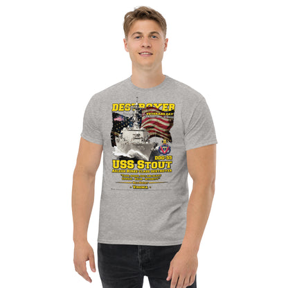 USS STOUT DDG-55 Destroyer Veterans t-shirt