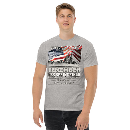 USS SPRINGFIELD CL-66 Light Cruiser t-shirt