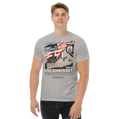 USS SOMERSET LPD-25 Amphibious Transport Dock t-shirt