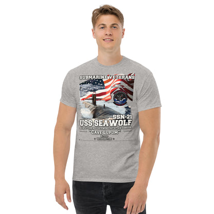 USS SEAWOLF SSN-21 Submarine t-shirt