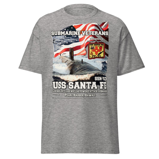 USS SANTA FE SSN-763 Submarine Veterans classic tee