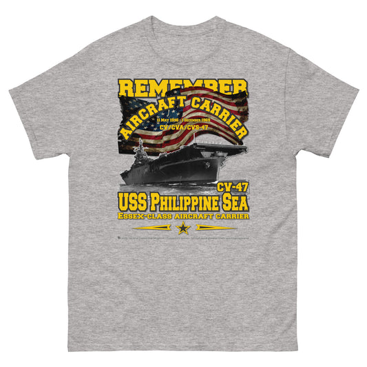 USS PHILIPPINE SEA CV-47 Aircraft Veterans Veterans Classic T-Shirt, 