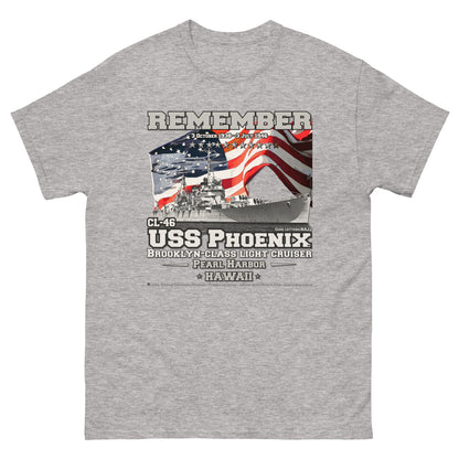 USS PHOENIX CL-46 Light Cruiser T-Shirt