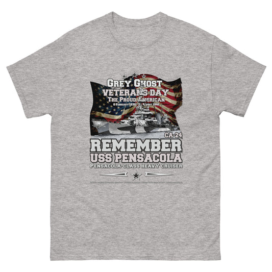 USS PENSACOLA CA-24 Destroyer Veterans Classic T-Shirt, Comancha T-shirts,