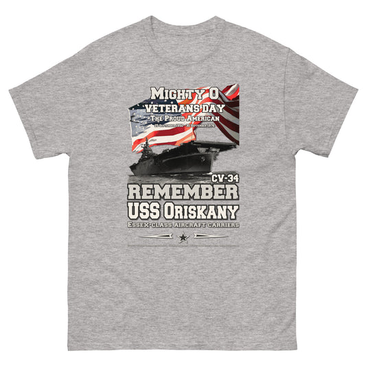 USS ORISKANY CV-34 Aircraft Carrier Veterans Classic T-Shirt,