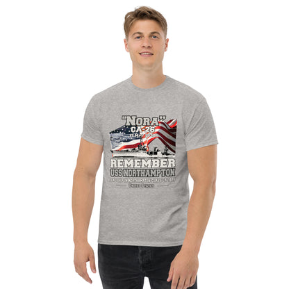 USS NORTHAMPTON CA-26 Cruiser Veterans Day T-shirt, Comancha T-shirts,