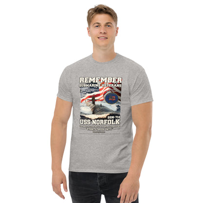 USS NORFOLK SSN-714 Submarine T-shirt