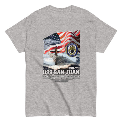 USS SAN JUAN SSN-751 Submarine Veterans Day T-shirt, Comancha store,