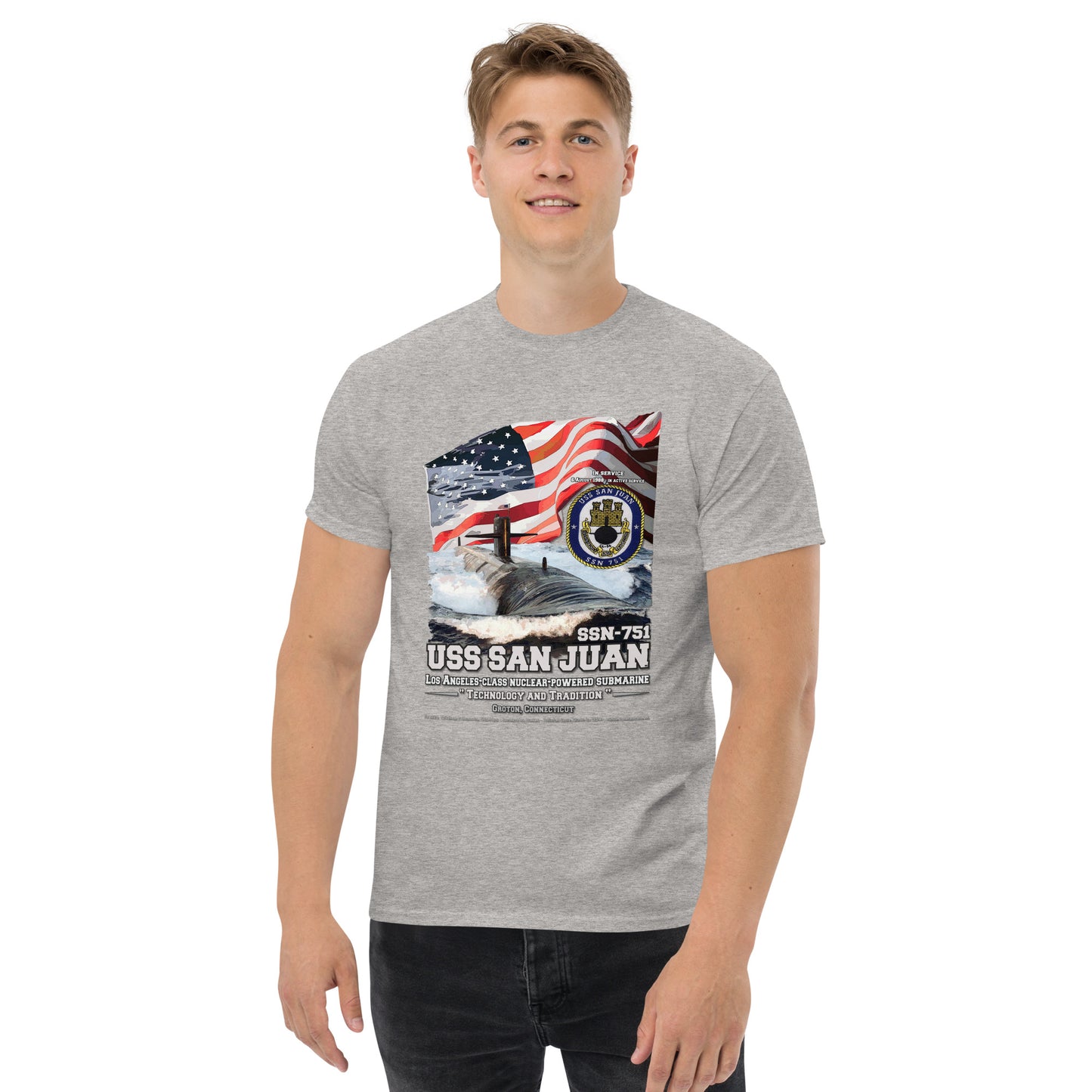 USS SAN JUAN SSN-751 Submarine T-shirt