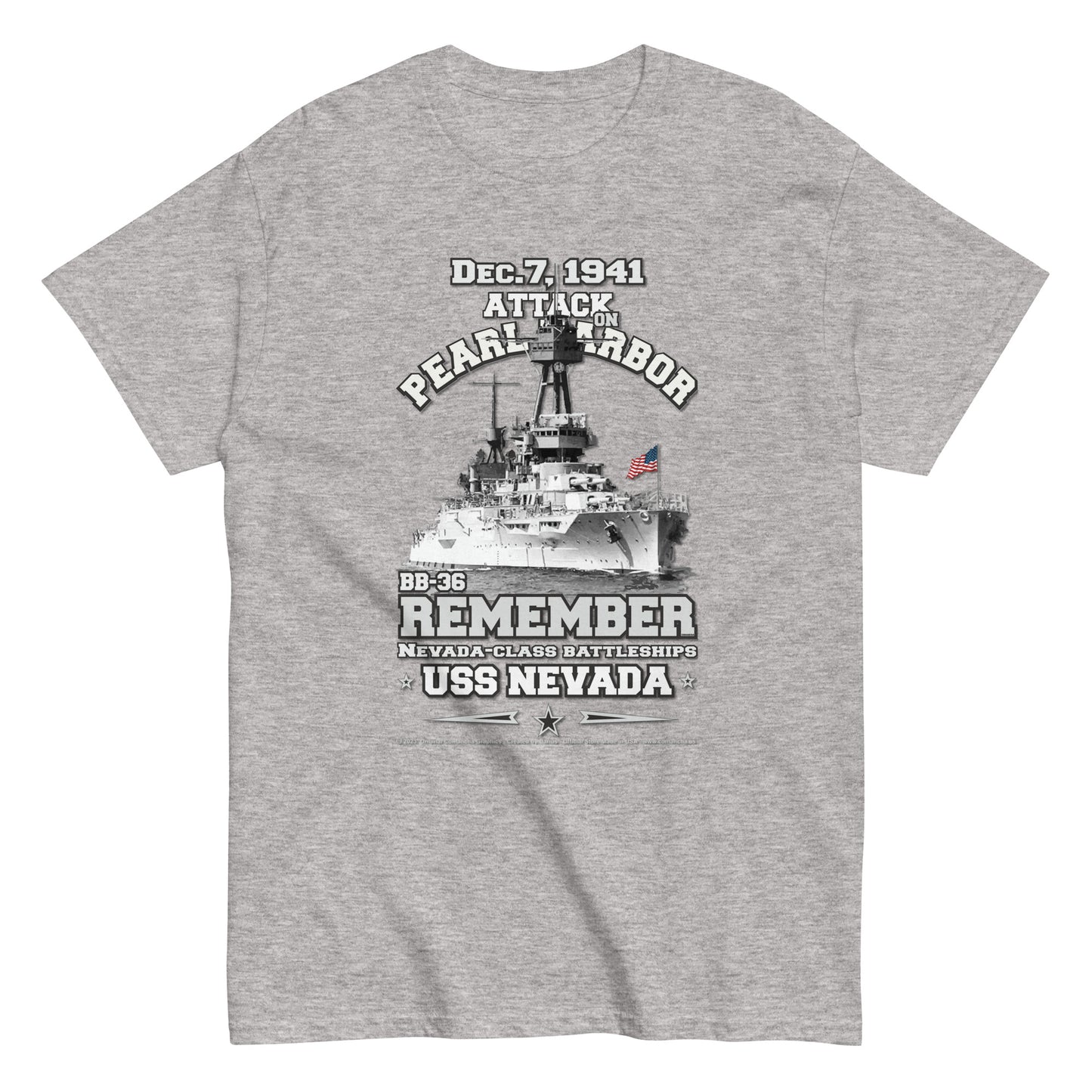 USS NEVADA BB-36 Battleship Veterans t-shirt, Comancha T-shirts,