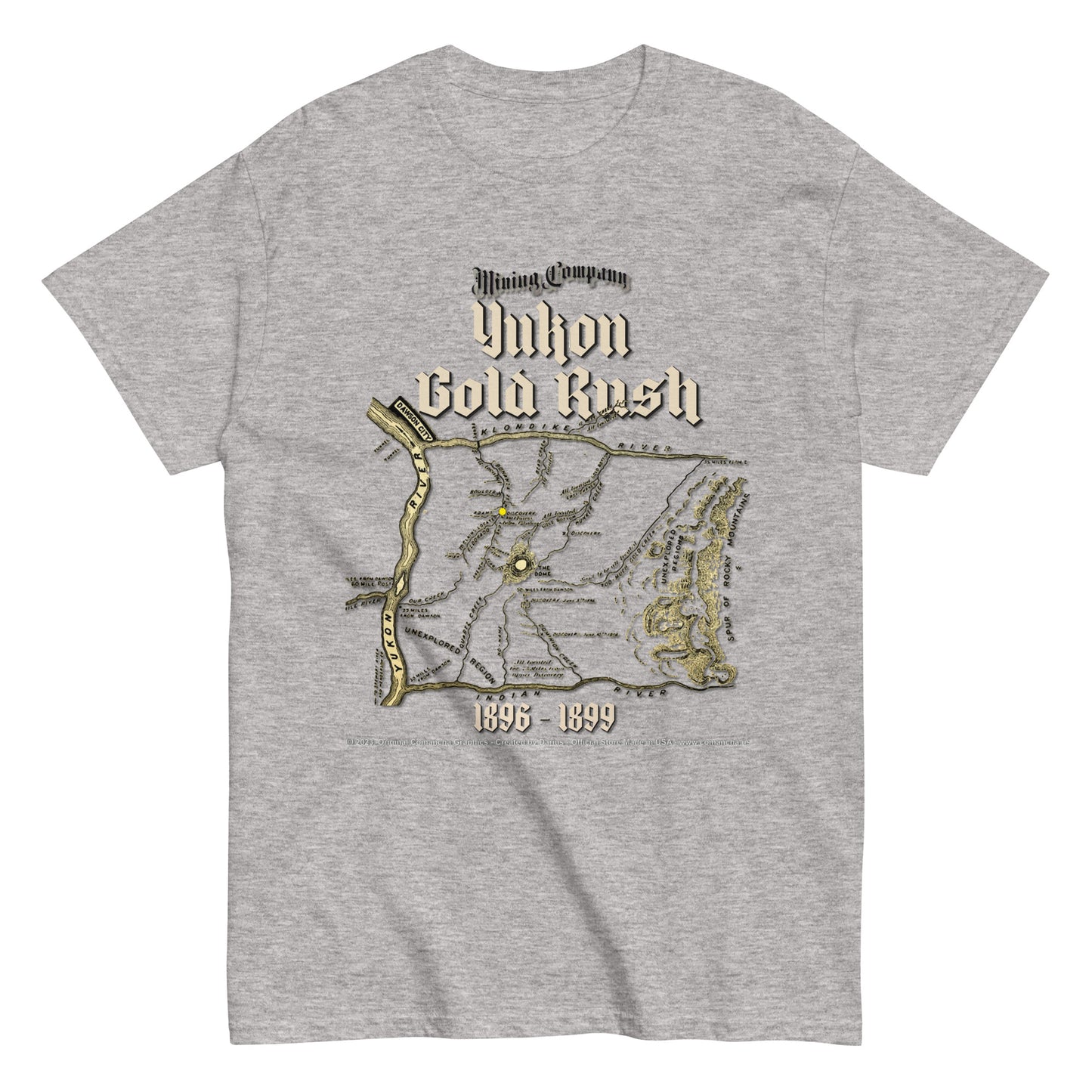 YUKON Gold Rish - Mining Company T-Shirt, Comancha T-shirts store,