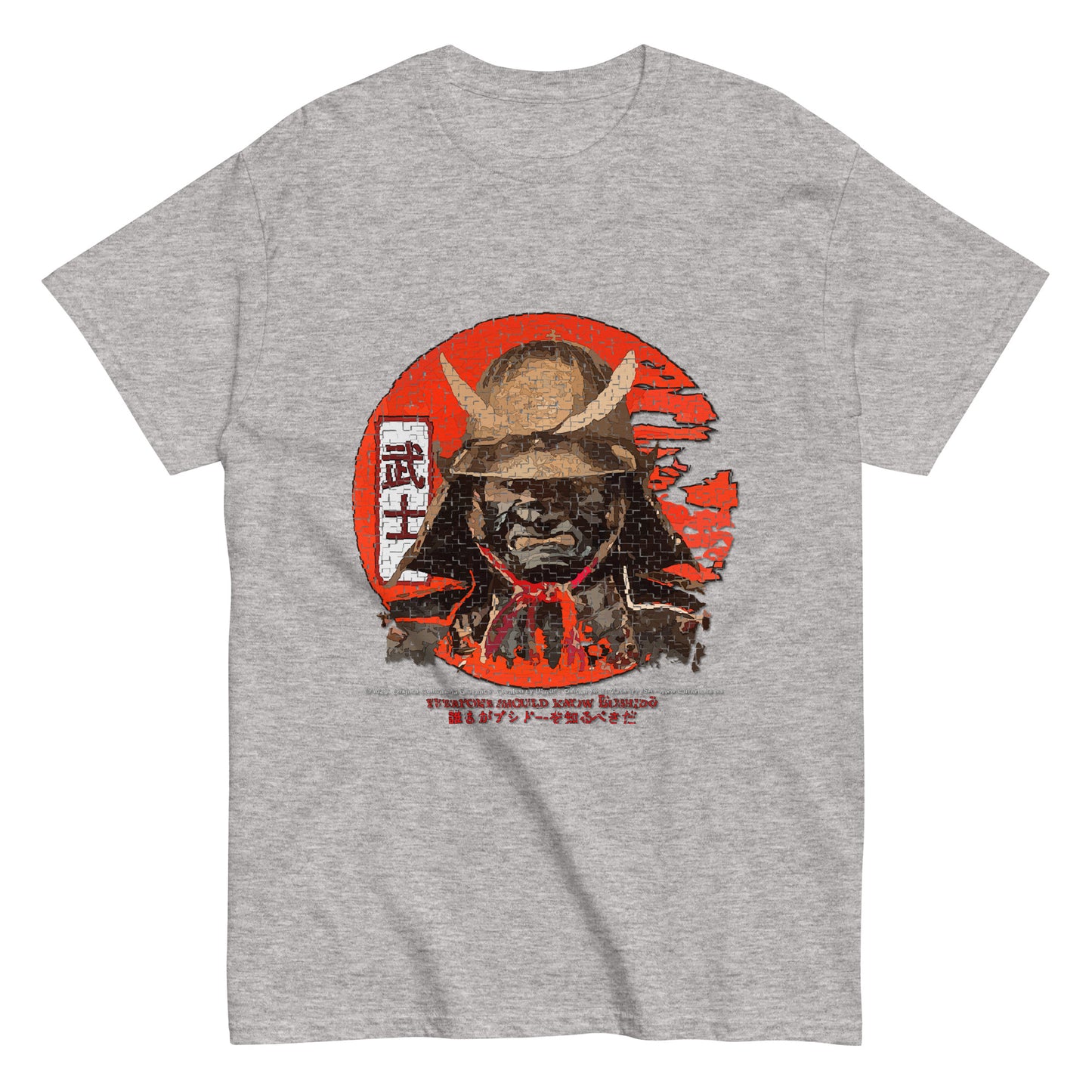 Samurai - Bushido T-shirt, Japanese Tradition T-Shirt, Comancha,