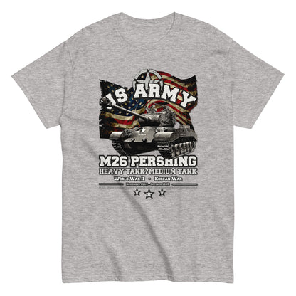 M26 PERSHING TANK, Veterans Army T-shirt, comancha military t-shirts,