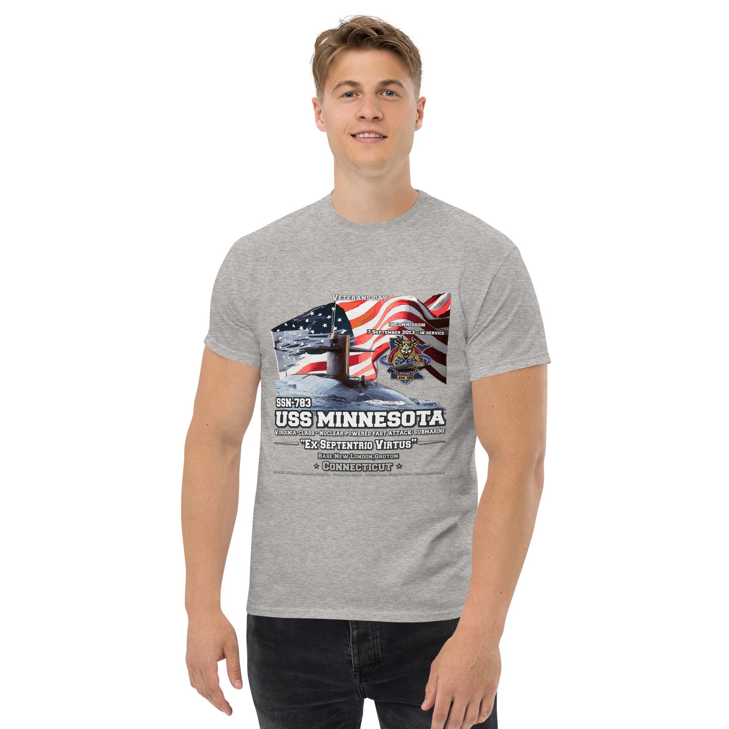 USS MINNESOTA SSN-783 Submarine T-Shirt