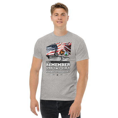 USS IWO JIMA LPH-2 Amphibious Assault Ship t-shirt