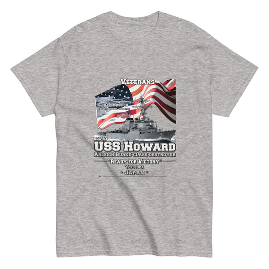 USS HOWARD DDG-83 T-shirt, US Navy Ships T-shirts, US Navy Veterans T-shirts, Destroyer Veterans t-shirts, Classic Comancha T-shirt, Comancha.us store, USS HOWARD DDG-83 Destroyer Veterans Classic Comancha T-shirt, Comancha.us store,