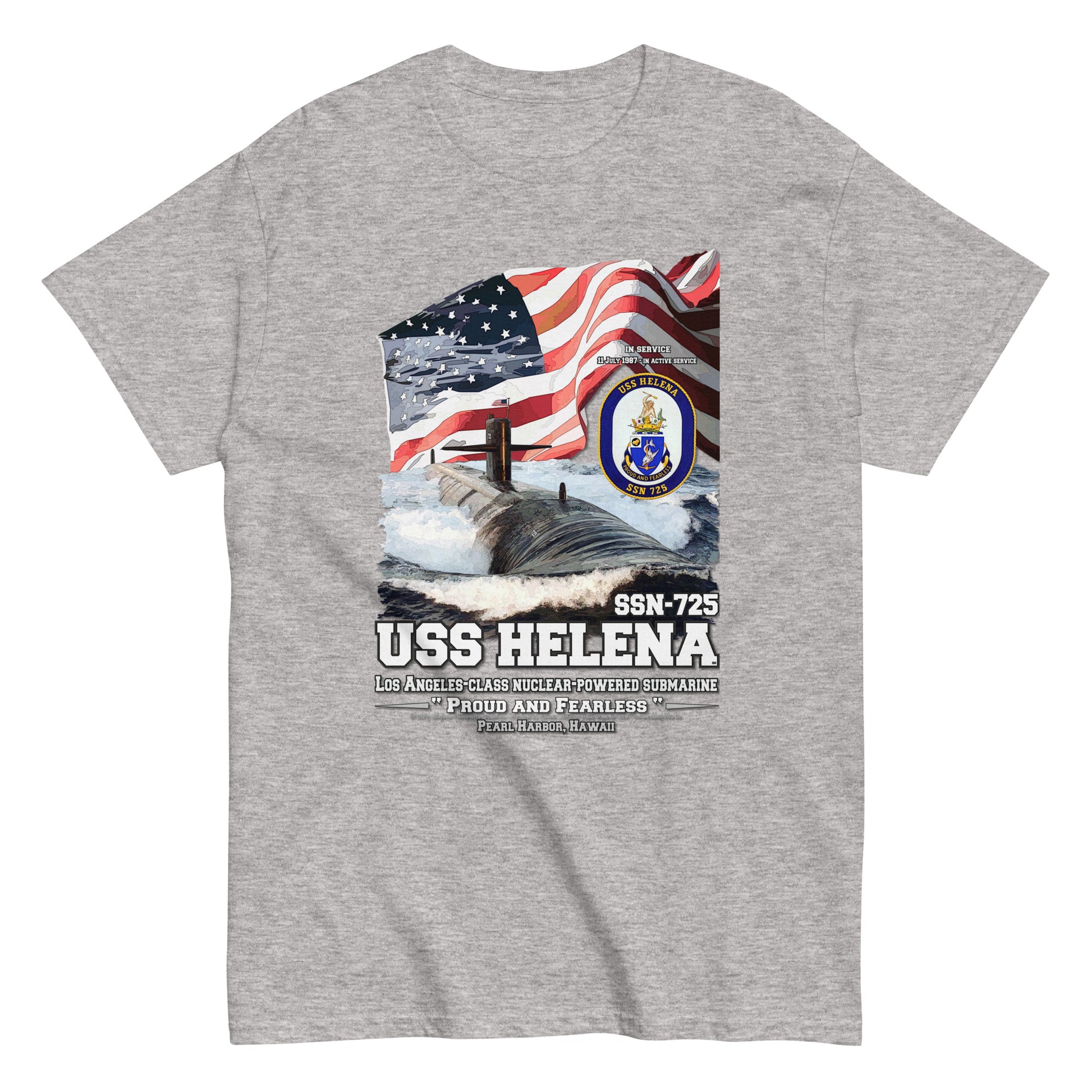 USS HELENA SSN-725 Submarine Veterans Classic T-Shirt, Comancha Navy T-shirt, USS HELENA SSN-725 t-shirt, Navy veterans T-shirt, Submarine Veterans Classic T-Shirt, Comancha Navy T-shirt, Navy Ship Tees,