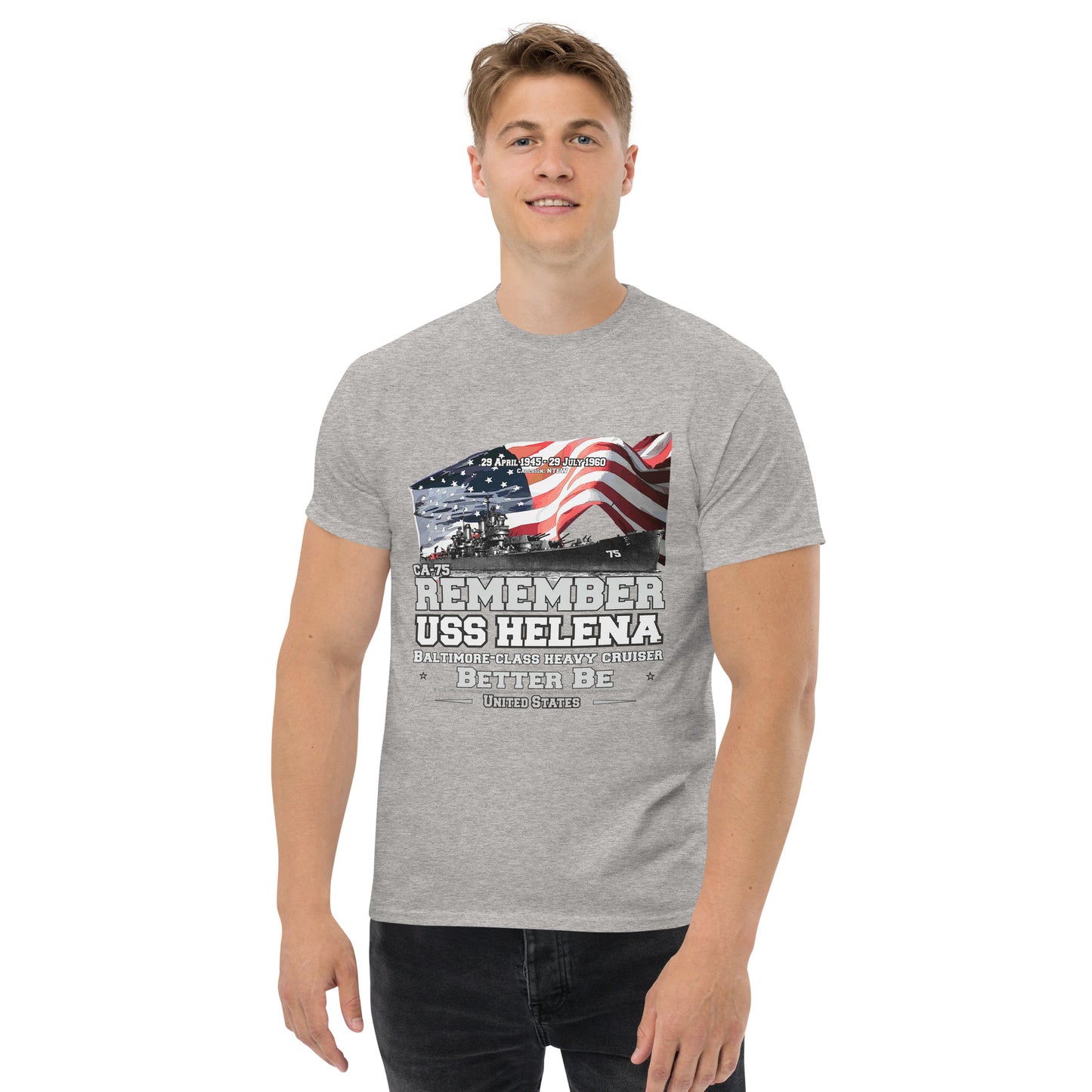 USS HELENA CA-75 Cruiser T-Shirt