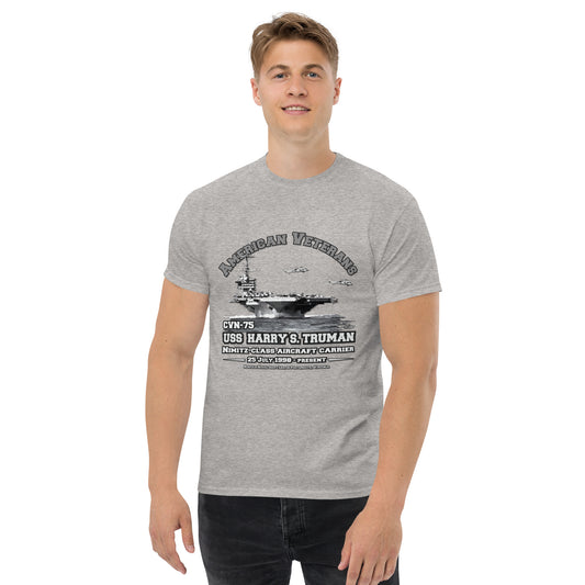 USS HARRY TRUMAN CVN-75 Aircraft Carrier Veterans Classic T-shirt, Comancha.us, USS HARRY TRUMAN CVN-75 t-shirt, Aircraft Carrier t-shirt, Veterans Classic T-shirt, Comancha.us, Navy T-Shirt,Navy ship tee,