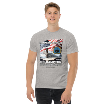 USS HAMPTON SSN-767tee, Submarine tee, Veterans Classic T-shirt, Comancha T-shirt,USS HAMPTON SSN-767 Submarine Veterans Classic T-shirt, Comancha T-shirt Store,