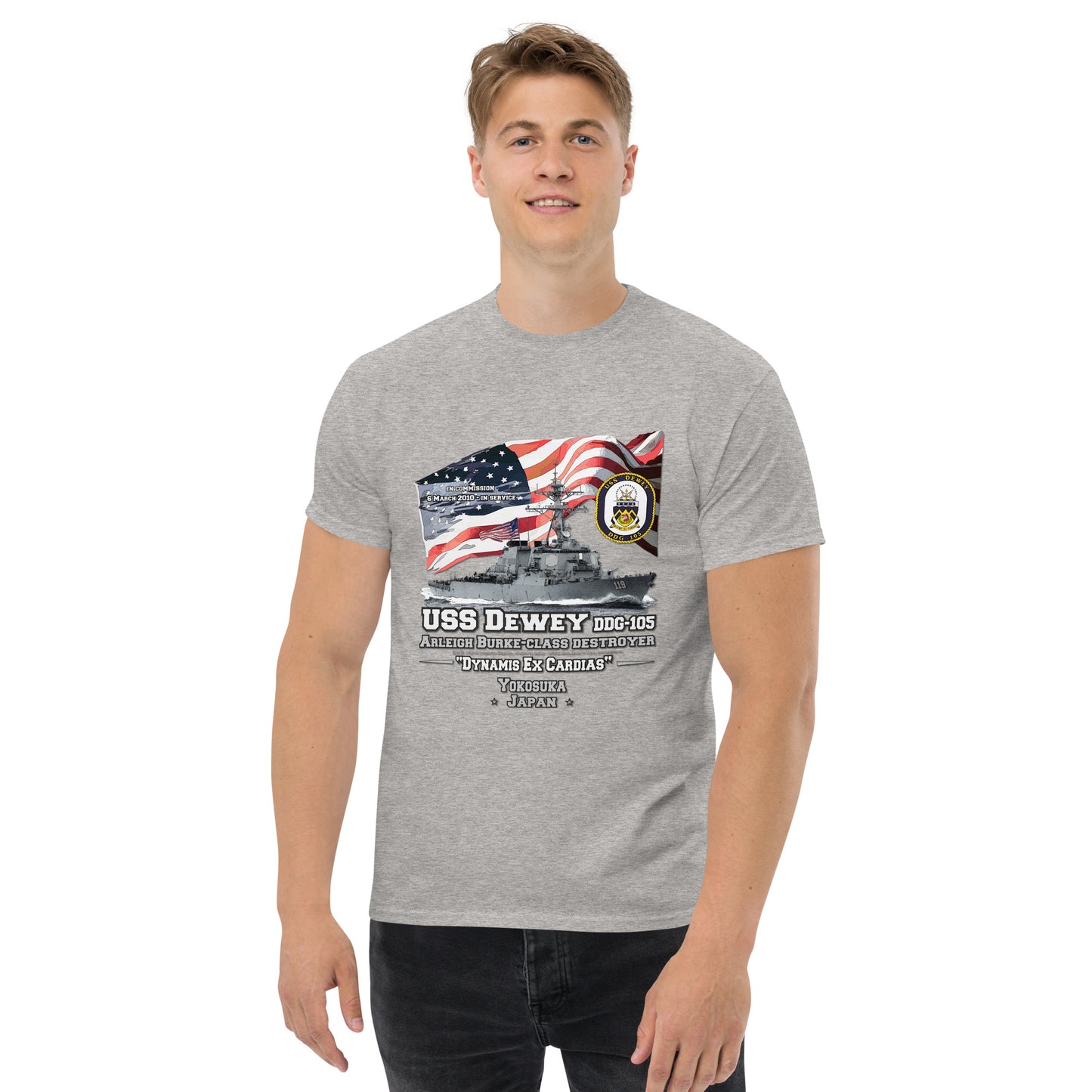 USS DEWEY DDG-105 Destroyer t-shirt