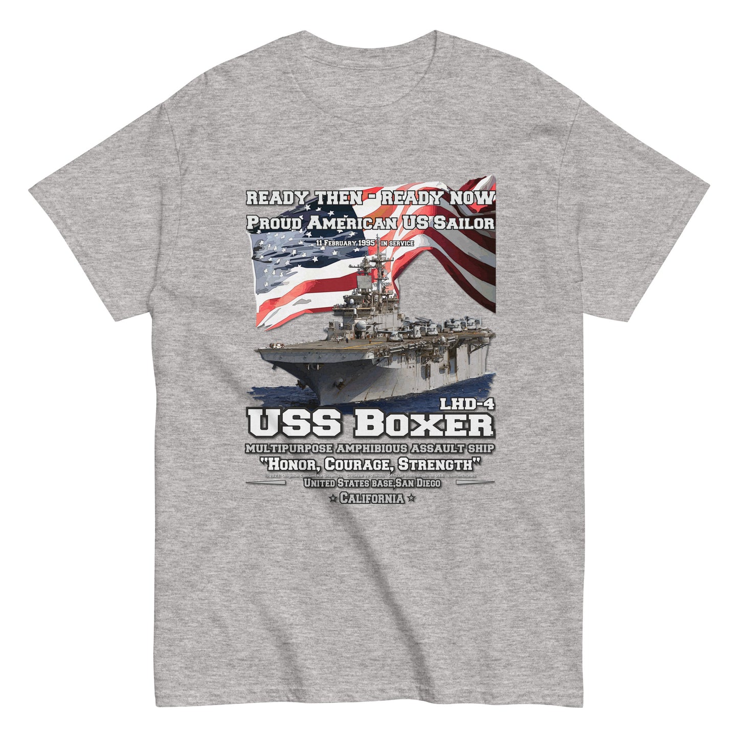 USS BOXER t-shirt,USS BOXER LHD-4 t-shirt,Amphibious Assault Ship Veterans t-shirt, Comancha T-shirts,