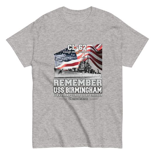 USS BIRMINGHAM t-shirt,USS BIRMINGHAM CL-62 t-shirt, Veterans Light Cruiser Ship T-shirt, Navy T-shirts,