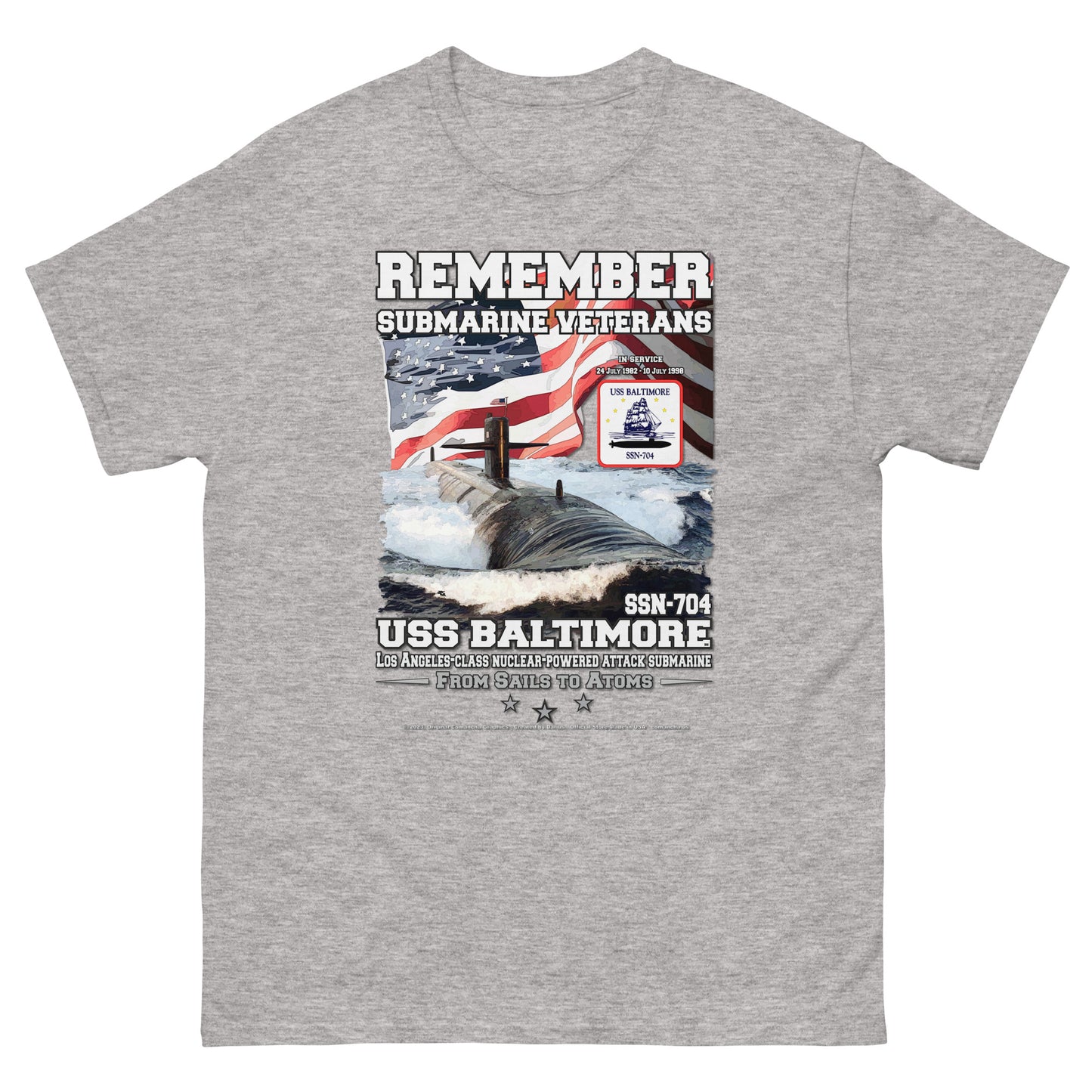 USS BALTIMORE t-shirt,USS BALTIMORE SSN-704 t-shirt, Submarine Veterans T-shirt, Comancha Navy T-shirts, us navy t-shirt,