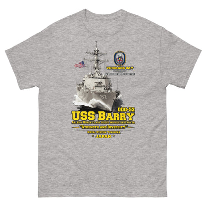 USS BARRY tee, USS BARRY gift, USS BARRY DDG-52 Destroyer Veterans T-shirt, Comancha Navy T-shirts, us navy t-shirt,