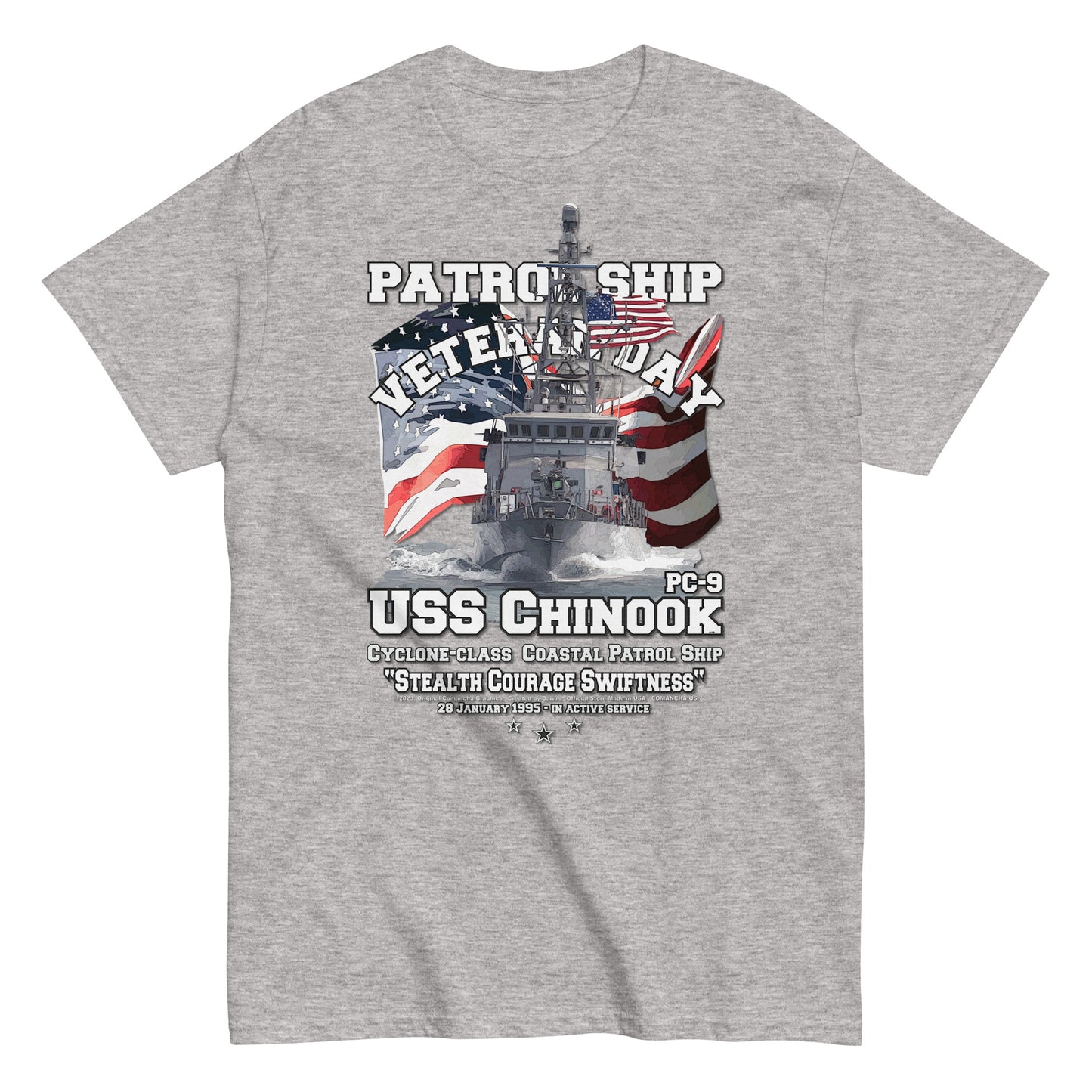 USS CHINOOK PC-9 t-shirt, us navy t-shirt, us navy veterans tee,navy veterans t-shirt, Patrol Boat Navy Veterans T-shirt, Comancha Navy T-shirt Shop,