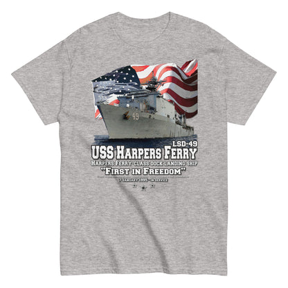 USS HARPERS FERRY veterans tee,USS HARPERS FERRY t-shirt, US Navy Veterans Tee,USS HARPERS FERRY LSD-49 tee, US Navy Dock Landing T-shirt, Comancha Navy T-shirt,