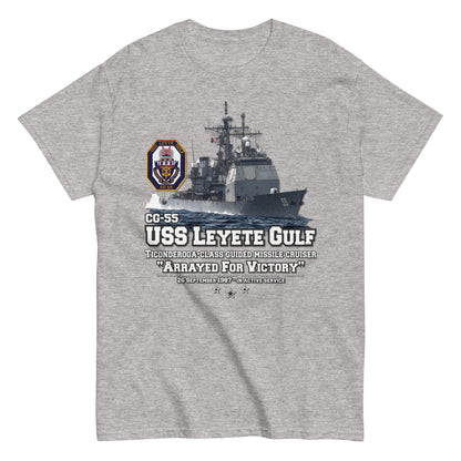 USS LEYETE GULF t-shirt, USS LEYETE GULF cruiser T-shirt,USS LEYETE GULF CG-55 US Navy Cruiser Veterans T-shirt, US Navy Cruiser Tee, Comancha Navy T-shirt,