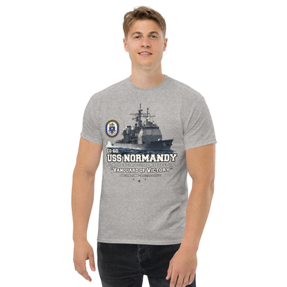 USS NORMANDY veterans tee, USS NORMANDY tee, US Navy Cruiser T-shirt, Comancha Navy t-shirt,Navy veterans tee,comancha,