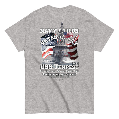 USS TEMPEST t-shirt,US Navy t-shirt, US Navy Patrol Ship T-shirt, USS TEMPEST PC-2 T-shirt,Comancha,